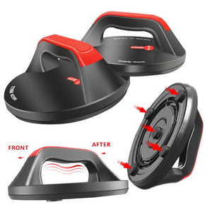 Push Up Bars Non Slip Wide Handle Comfort Grips Rotating Circular Push-Up Bracket - meheshin