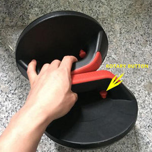 Push Up Bars Non Slip Wide Handle Comfort Grips Rotating Circular Push-Up Bracket - meheshin