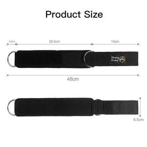 Ankle Straps Fitness Padded D-ring Ankle Cuffs for Gym Workouts Cable Machines Leg Exercises - meheshin