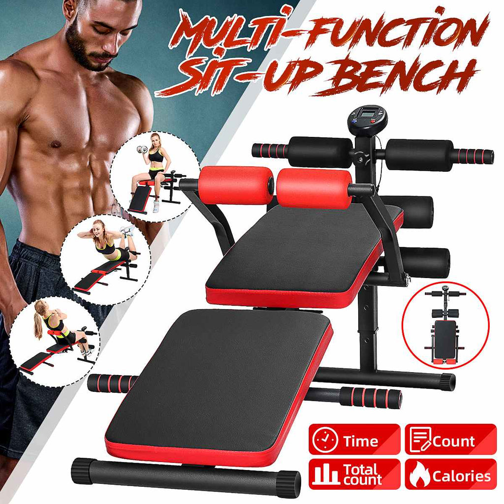 Training Muscles Fold Dumbbell Fitness Machines Home Universal Sit Up Abdominal Benches Board - meheshin