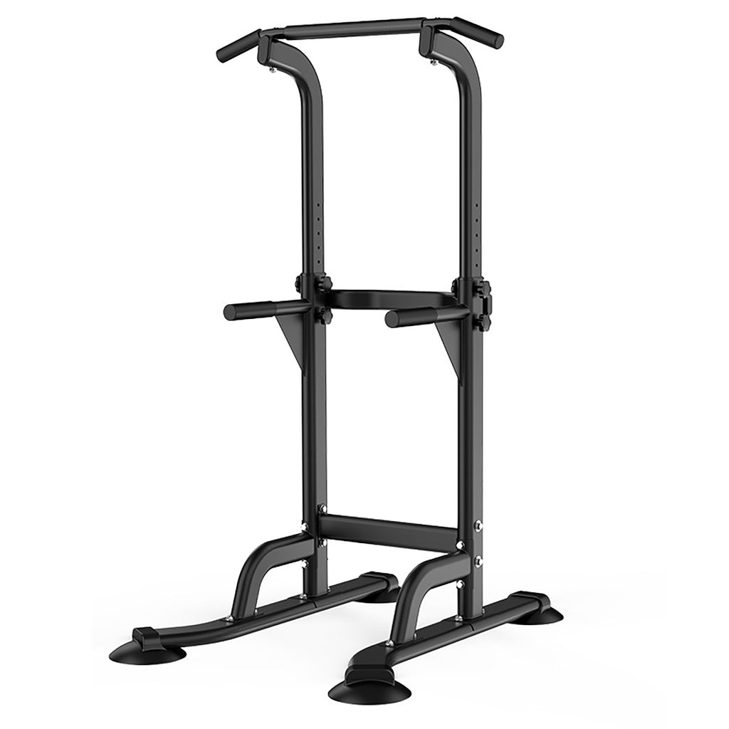 Adjustable Height Pull Up Dip Station Power Tower Pull Up Bar Multi Function Strength Training Fitness Workout - meheshin