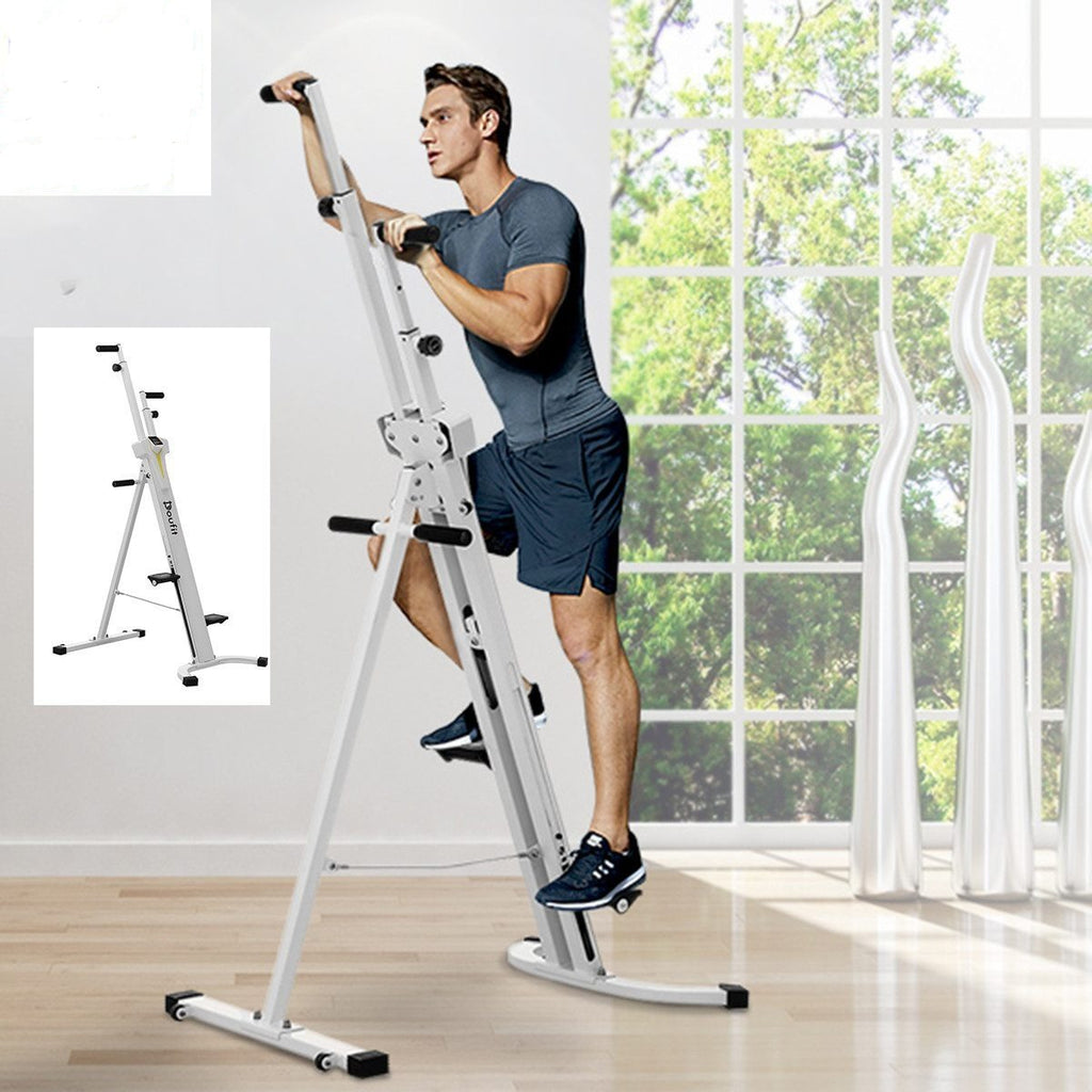Home Climbing Machine 220LBS Vertical Stair Climber Exercise Fitness Treadmill Leg Arm Waist-Hip Training Indoor Walking Machine - meheshin