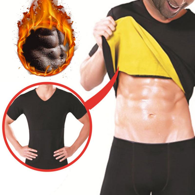 Running Vest Men's Slimming Zipper Neoprene Sweat Shirt Sports Bodybuilding Fitness Training Sportswear Waist - meheshin
