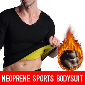 Running Vest Men's Slimming Zipper Neoprene Sweat Shirt Sports Bodybuilding Fitness Training Sportswear Waist - meheshin