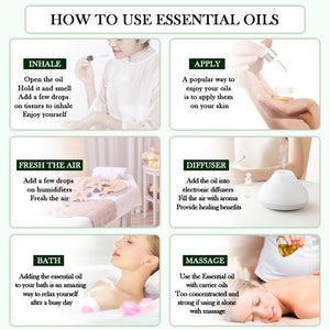 Eucalyptus Essential Oil 100ml Diffuser Pure Natural Rose Lavender Jasmine Vanilla Mint Shea Butter Tea Tree Oil - meheshin