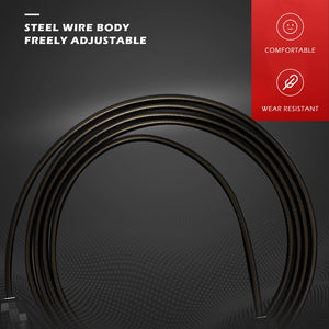 Tangle-Free with Ball Bearings Rapid Speed Jump Rope Crossfit Excercise and Fitness Workout Equipments Skipping Foot Unisex Kids - meheshin