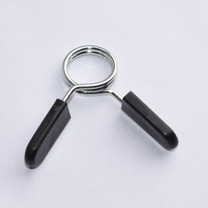 Barbell Clamp Spring Collar Clips 6pcs 25mm Weight Dumbbell Lock Standard Lifting Kit - meheshin