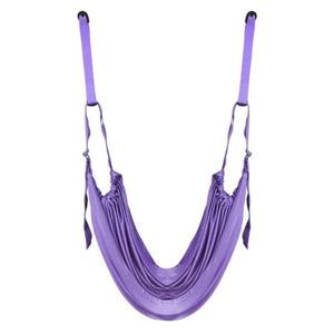 Open image in slideshow, Adjustable  Fitness Aerial Yoga Swing Sling Hammock Trapeze Straps Yoga Flexibility Trainer Anti-gravity Inversion Exercises - meheshin
