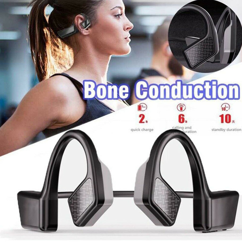 Swimming 5.0 Wireless Bluetooth Bone Conduction Headset Sport Stereo Headphones - meheshin