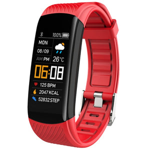 Open image in slideshow, Fitness Bracelet Blood Pressure Measurement Pedometer Smart Band Hear Rate Monitor Waterproof Health Fitness Tracker Watch - meheshin
