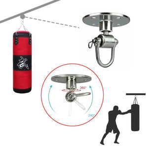 Professional Sandbags Swivel Boxing Pear Speed Punching Ball Base Hook Mount - meheshin