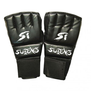 Open image in slideshow, Boxing Gloves Punching Bag Half-finger Breathable Five-finger Leather Gloves For Men Women Sport Accessories - meheshin
