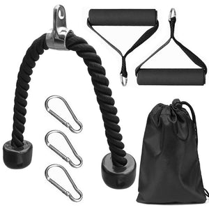 Open image in slideshow, Fitness DIY Gym Pulley Cable Machine Attachment System Loading Pin Lifting Workout Arm Biceps Triceps Hand Training Equipment - meheshin
