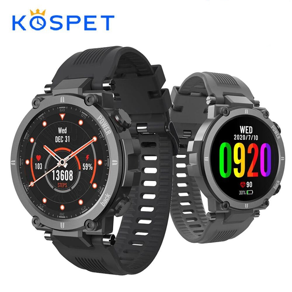 KOSPET Raptor Smart Watch Men Full Touch Screen Bluetooth Fitness Tracker Heart Rate Monitor IP68 Waterproof Sport - meheshin
