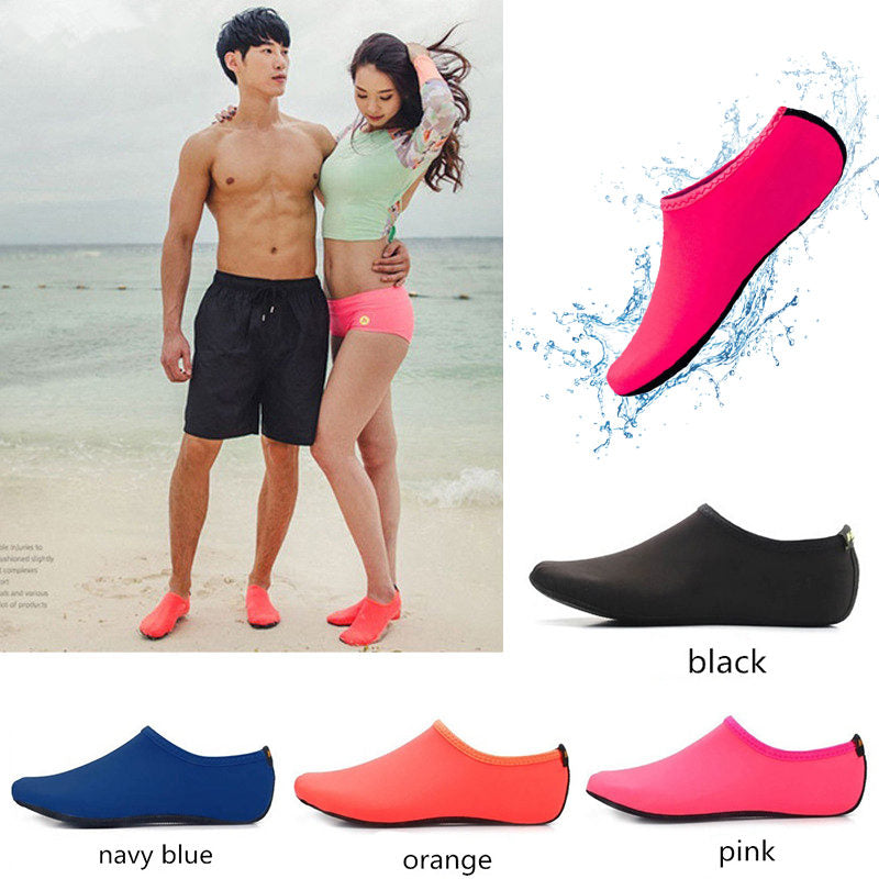 ZK50 Water Shoes Men Women Swimming Socks Printing Color Summer Aqua Beach Seaside Sneaker Socks Slippers - meheshin