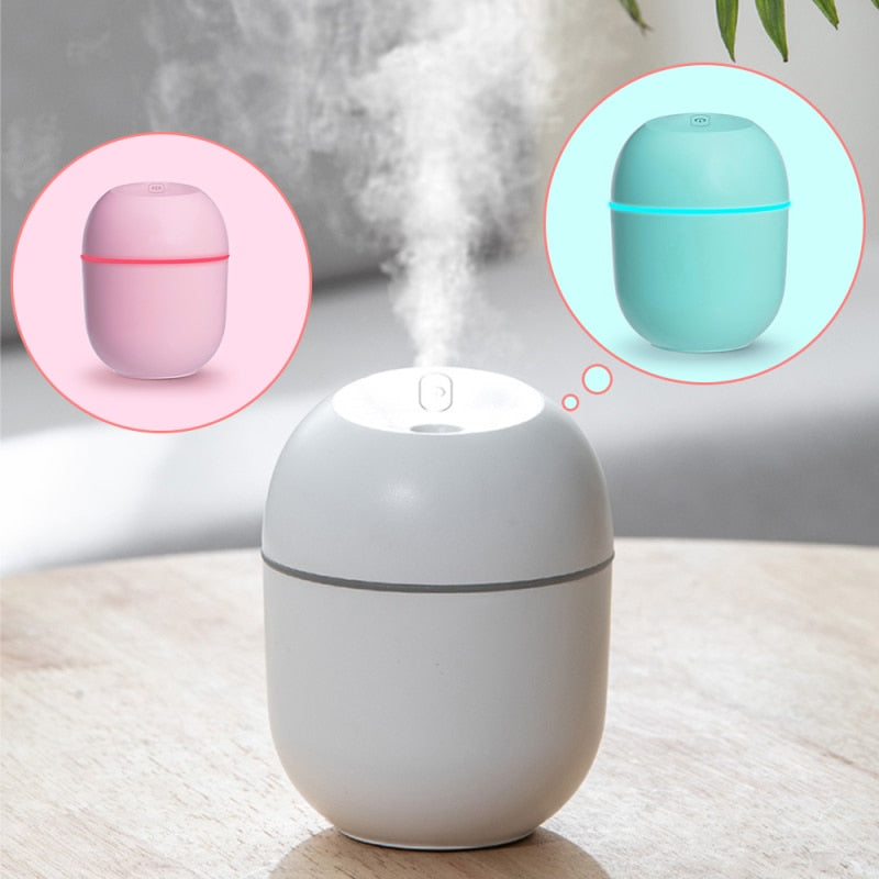AUPORO Mini Portable Ultrasonic Air Humidifier Aroma Essential Oil Diffuser USB Mist Maker Aromatherapy for Home Car - meheshin