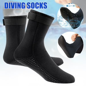 Neoprene Swimming Diving Socks 3mm Water Sport Anti Slip Shoes For Snorkeling Rating Surfing - meheshin