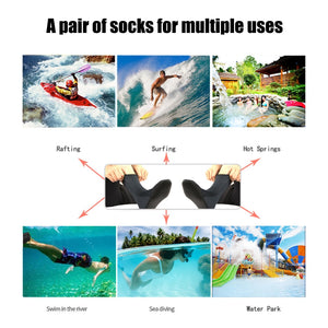 Neoprene Swimming Diving Socks 3mm Water Sport Anti Slip Shoes For Snorkeling Rating Surfing - meheshin