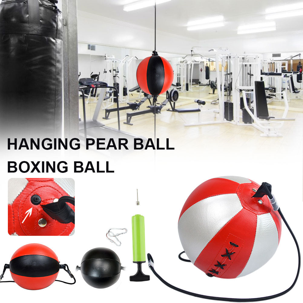 Pear Boxing Bag Quality Design PU Leather Punching Ball Reflex Speed Fitness Training Double End - meheshin