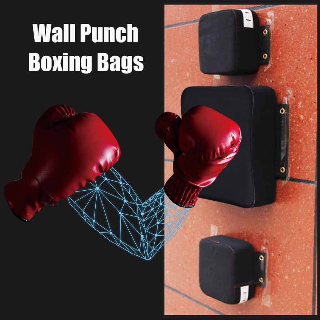 PU Wall Punch Boxing Bags Training Square Focus Target Soft Pad Wing Chun Fight - meheshin