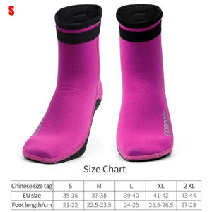 Open image in slideshow, Neoprene Diving Socks Boots 0.3cm Water Sports Anti Slip Beach Warm Wetsuit Shoes Snorkel Surfing Swim Socks For Men Women - meheshin
