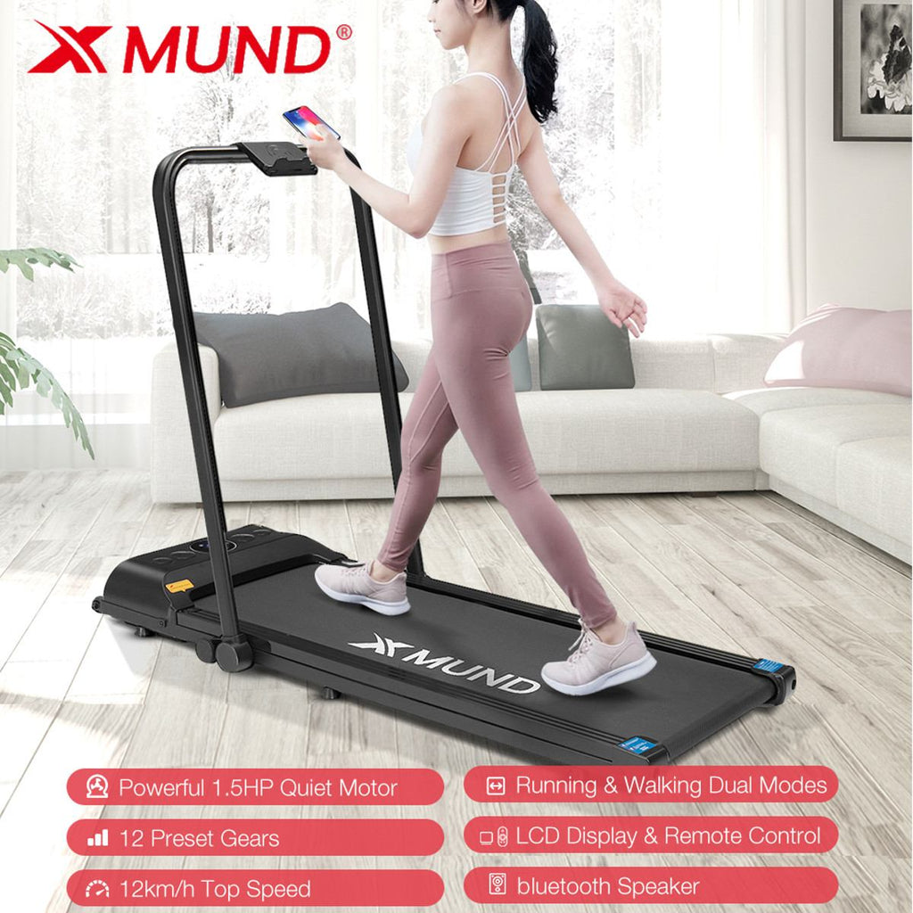 Treadmills Multifunctional Foldable Mini Fitness Home Indoor Exercise Equipment Gym With Remote Control - meheshin