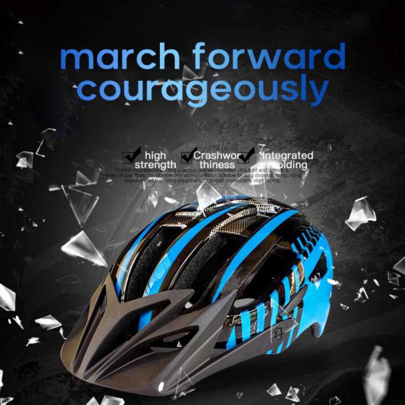 Cycling Helmet with LED light Women Men Lightweight Breathable In-mold Bicycle Safety Cap Outdoor Mountain Road Bike Equipment - meheshin