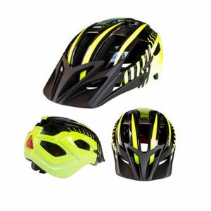 Open image in slideshow, Cycling Helmet with LED light Women Men Lightweight Breathable In-mold Bicycle Safety Cap Outdoor Mountain Road Bike Equipment - meheshin
