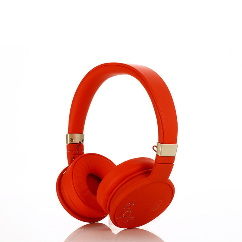 Headsets Bluetooth Wireless Headphones Foldable HIFI Sports With Microphone Audio Adjustable For All Phone - meheshin