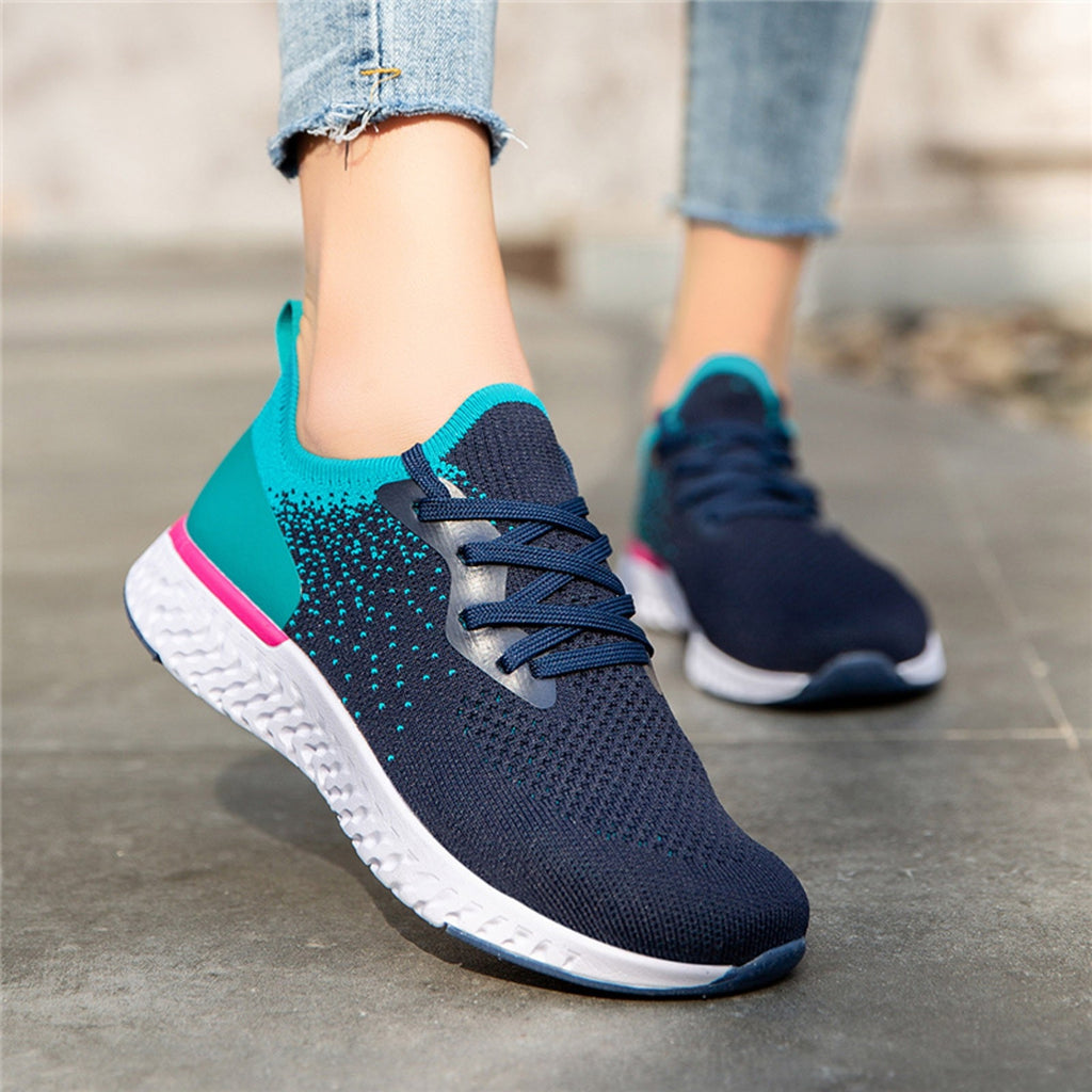 SAGACE Sneakers Women Mesh Breathable Trainers Athletic Running Shoes Sport Walking Lightweight Tennis - meheshin