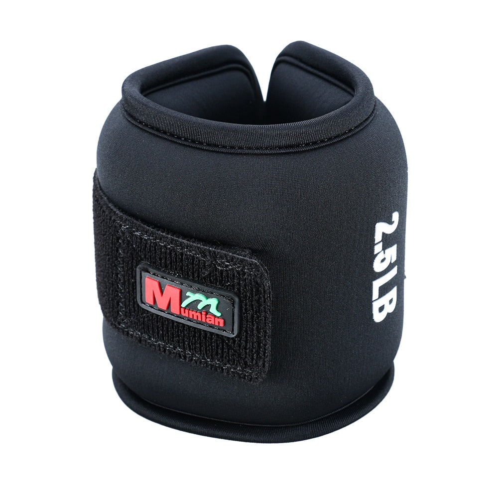 Bodybuilding Resistance Band 1PCS 2.5LB D-ring Ankle Strap Buckle Gym Material Thigh Leg Ankle Cuffs Power Weight Lifting - meheshin