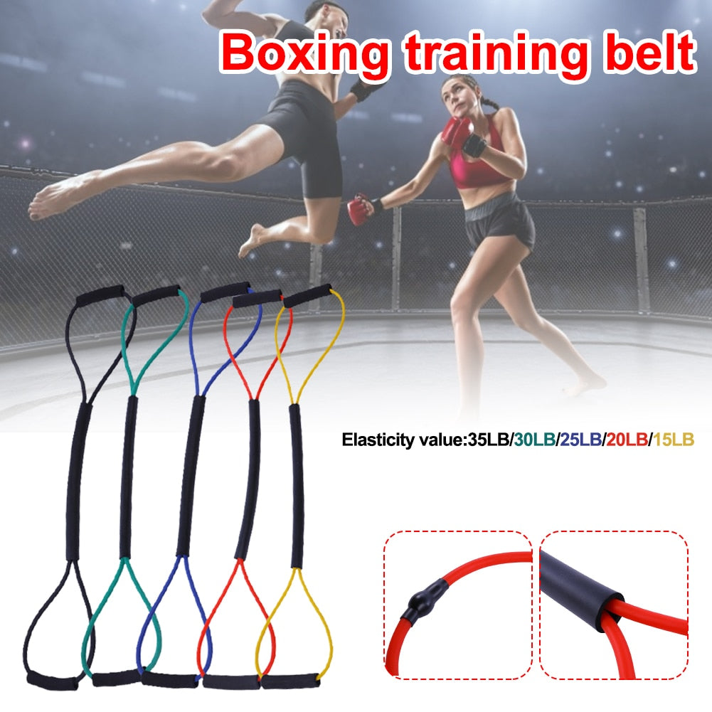 Resistance Band Boxing Exercise Speed Training Rope Power Strength Equipment for Muay Thai Karate Crossfit Workout - meheshin