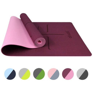 Open image in slideshow, Fitness Yoga Mat Microfiber Print Pattern Foldable Portable Pilates Soft Anti-Slip Indoor Outdoor Sports Gym Mat - meheshin
