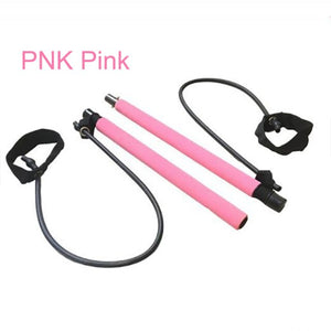 Open image in slideshow, Yoga Resistance Bands Trainer Pull Rods Rope Portable Two Section Thruster Home Gym Workout Bands - meheshin
