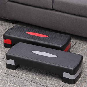 Fitness Aerobic Stepper Adjustable 27" Exercise Step Cardio Workout Training Yoga Pedal Home Gym Equipment 100kg - meheshin