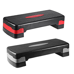 Fitness Aerobic Stepper Adjustable 27" Exercise Step Cardio Workout Training Yoga Pedal Home Gym Equipment 100kg - meheshin