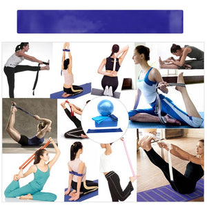 Exercise Gym Yoga Ball Home Block Brick Fitness Resistance Band Pilates for Easy Working-out - meheshin