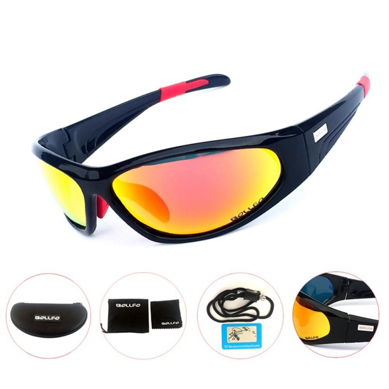 BOLLFO Professional Polarized Bicycle Sunglasses Men Women Outdoor Sport Cycling Anit-UV - meheshin