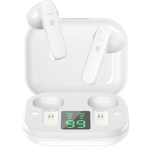 Open image in slideshow, R20 TWS Bluetooth Earphones Wireless Headset IPX7 Waterproof Deep Bass Earbuds Stereo With Mic
