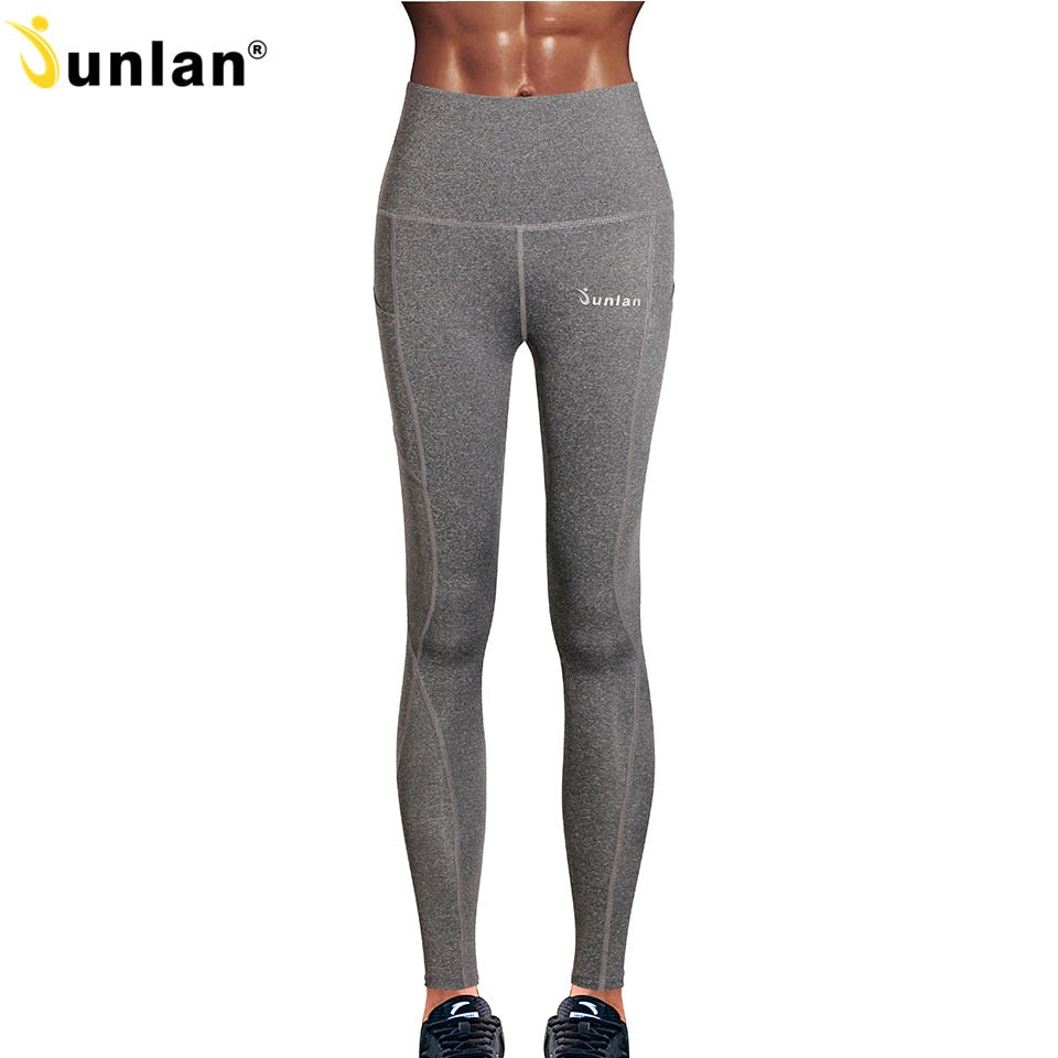 Junlan Women Control Pants Long Bottom Shapewear High Waist Workout Trousers Fitness Leg Shapers Elastic Girl's Reducing Pants - meheshin