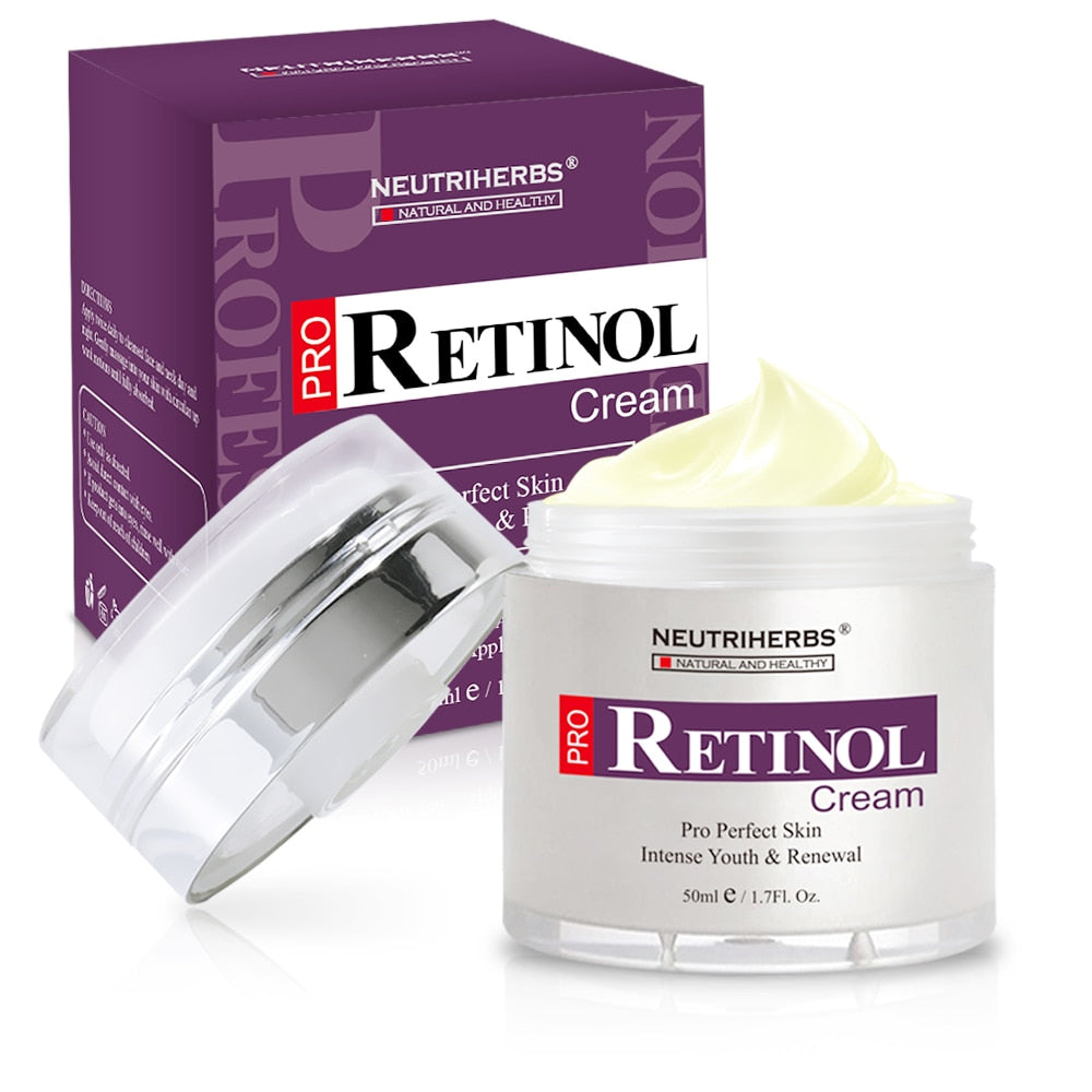 Neutriherbs Retinol Moisturizer Cream Vitamin A Vitamin E Collagen for Facial Care 50g - meheshin